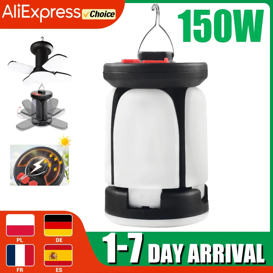 Bright Solar Powered Camping Light