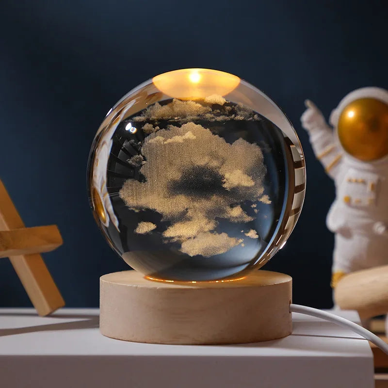 Shining Lunar Glass Orb