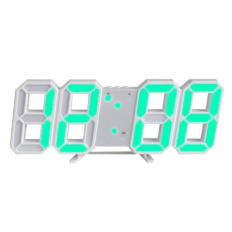 Stylish 3D LED Wall Clock with Dimmer