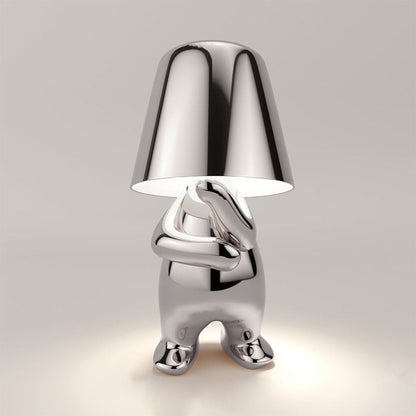 Compact Battery Powered Desk Lamp with Dimmable Touch Control