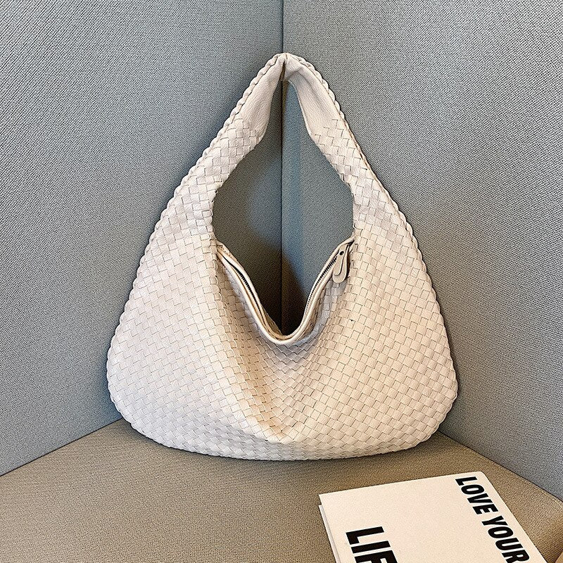 Luxury Leather Tote Handbag
