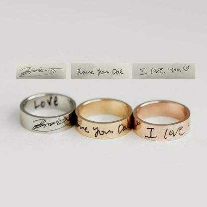 Custom Engraved Message Ring - Fesara