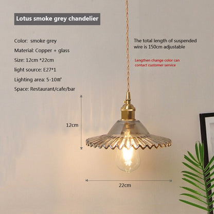Clear Glass Hanging Pendant Light