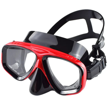 Premium Dive Mask Snorkel Set with Wide View Lens - Fesara