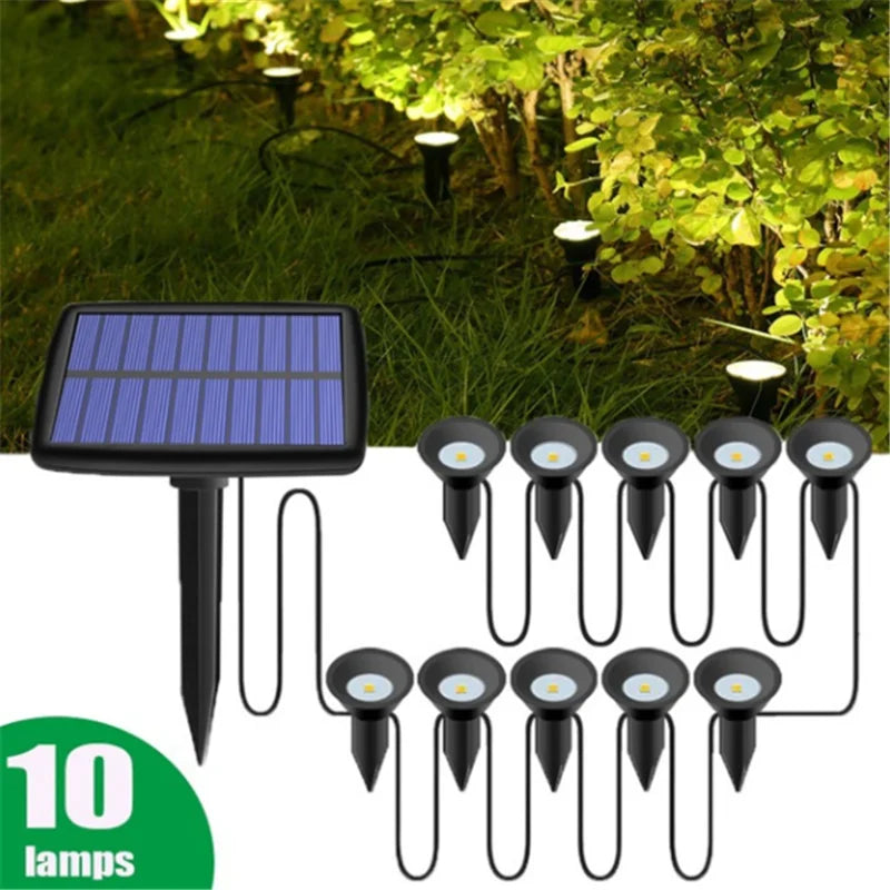 Color Changing Outdoor Solar Powered Garden Lamp