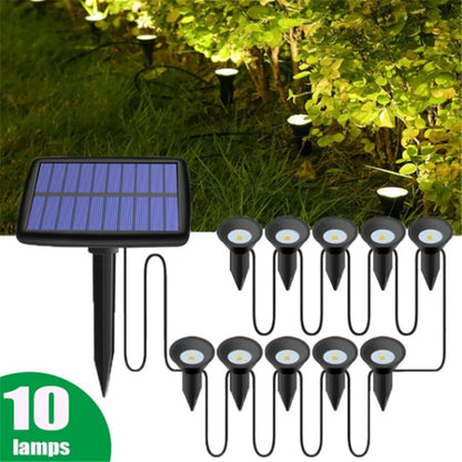 Color Changing Outdoor Solar Powered Garden Lamp
