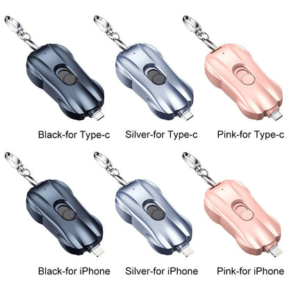 Compact Racing Car Portable Phone Charger