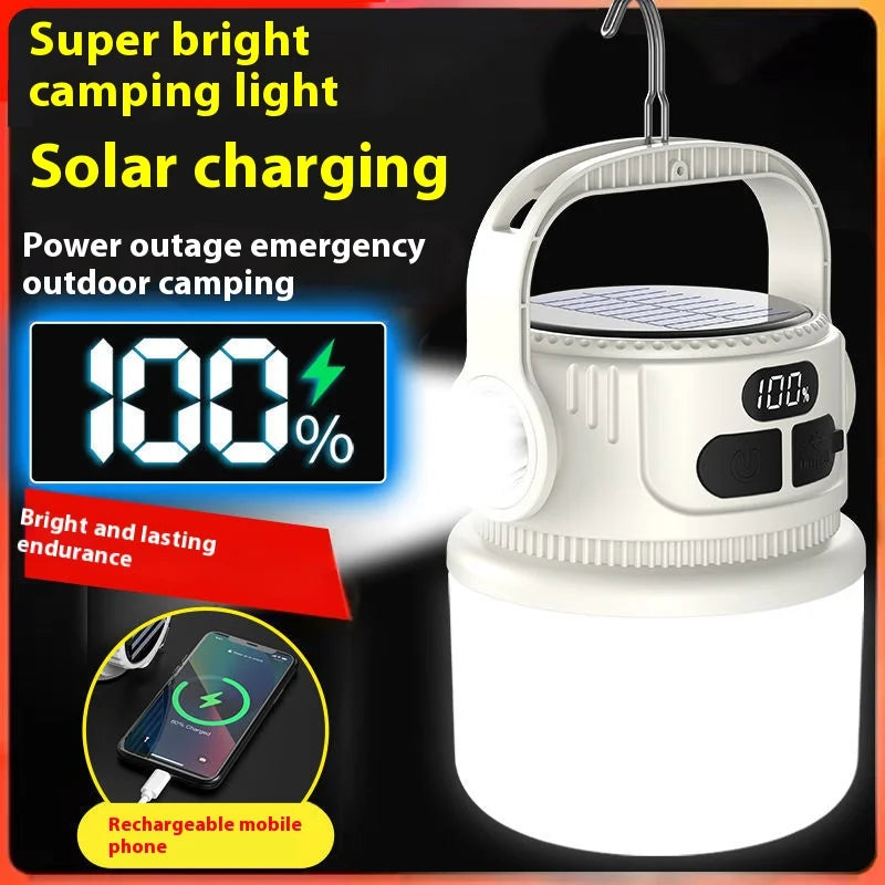 Portable Solar Powered LED Camp Light
