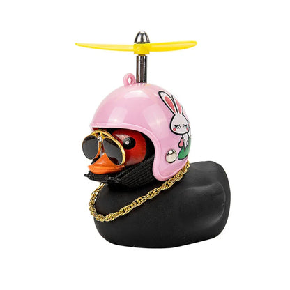 Duck Bike Bell with Safety Helmet