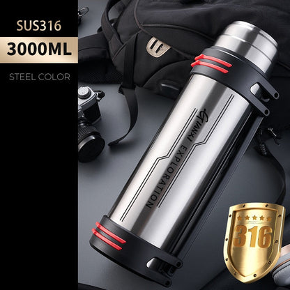Large Insulated Stainless Steel Water Bottle
