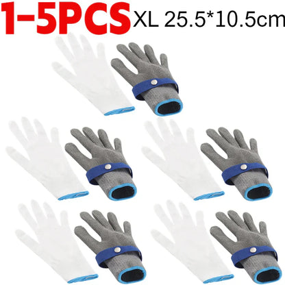 Heavy Duty Metal Mesh Safety Work Gloves