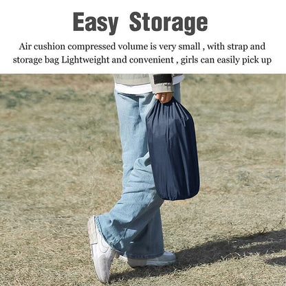Comfy Outdoor Inflatable Camping Air Bed with Pillow
