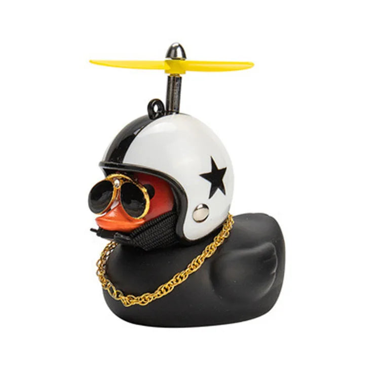 Duck Bike Bell with Safety Helmet