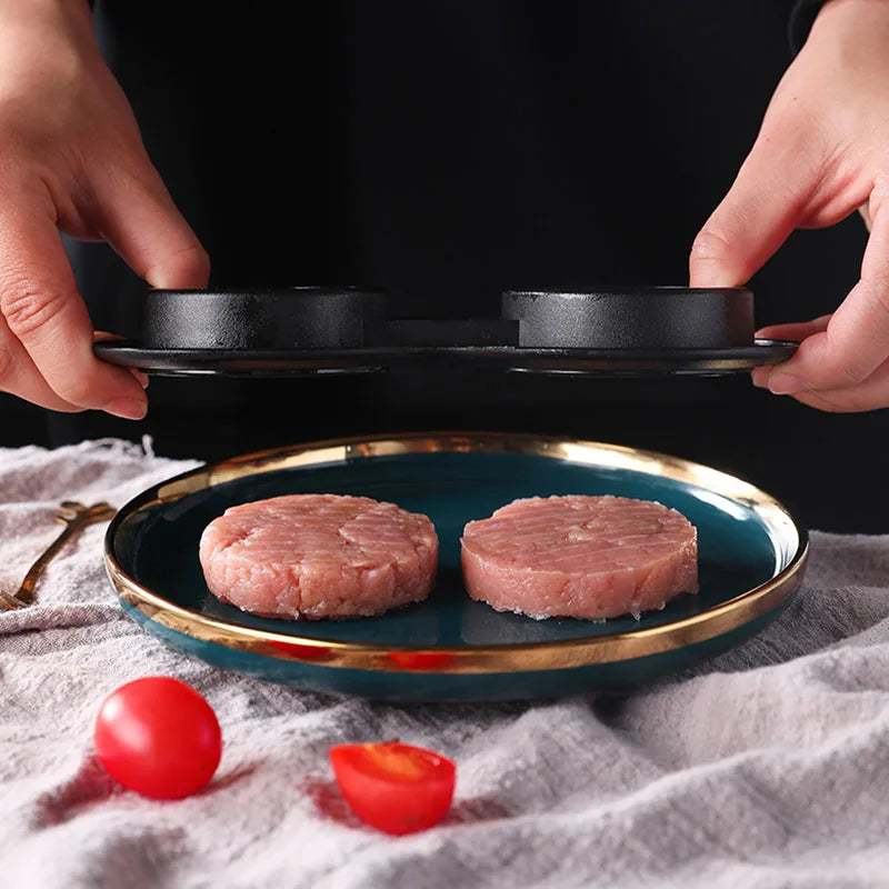 Easy Burger Patty Maker with Double Grid