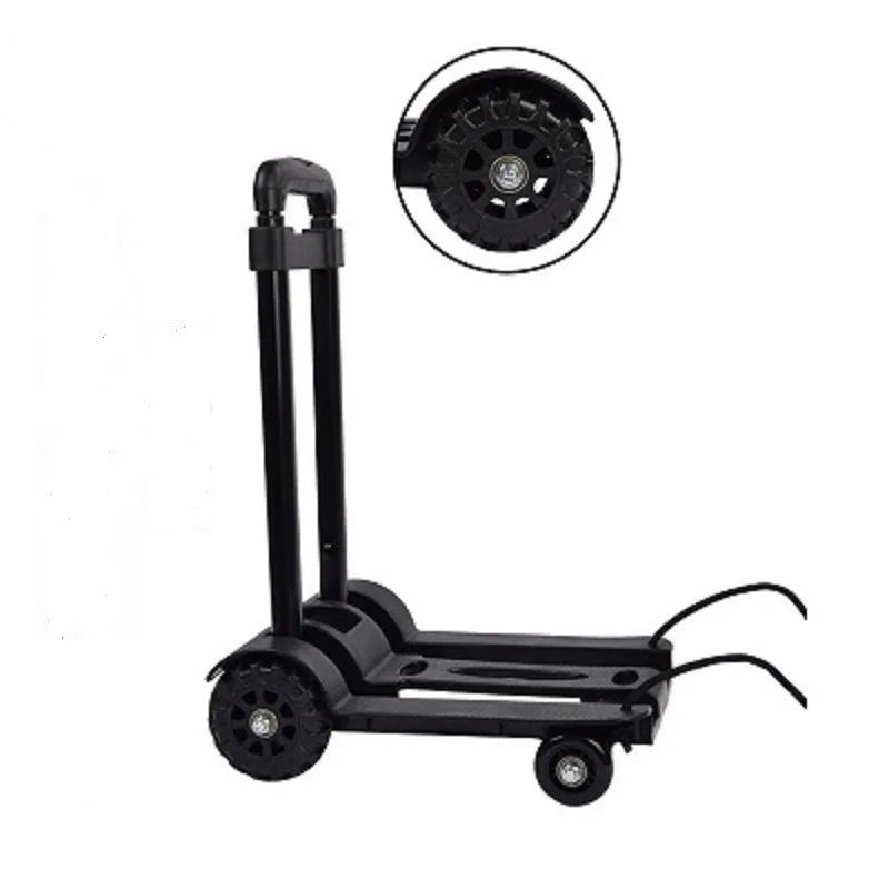 Compact Folding Hand Cart with Adjustable Handle