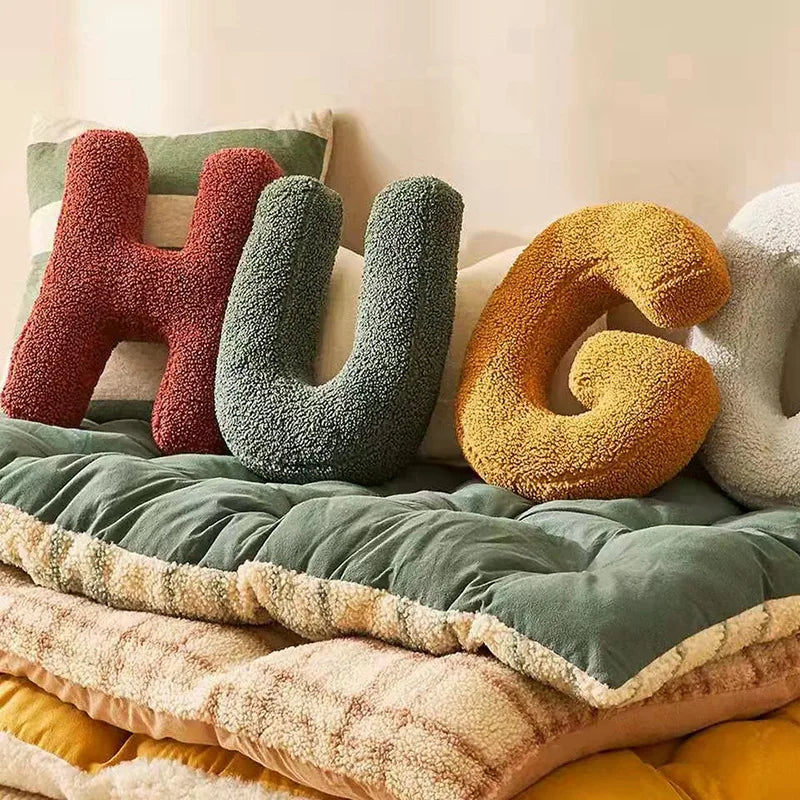 Colorful Letter Cushion