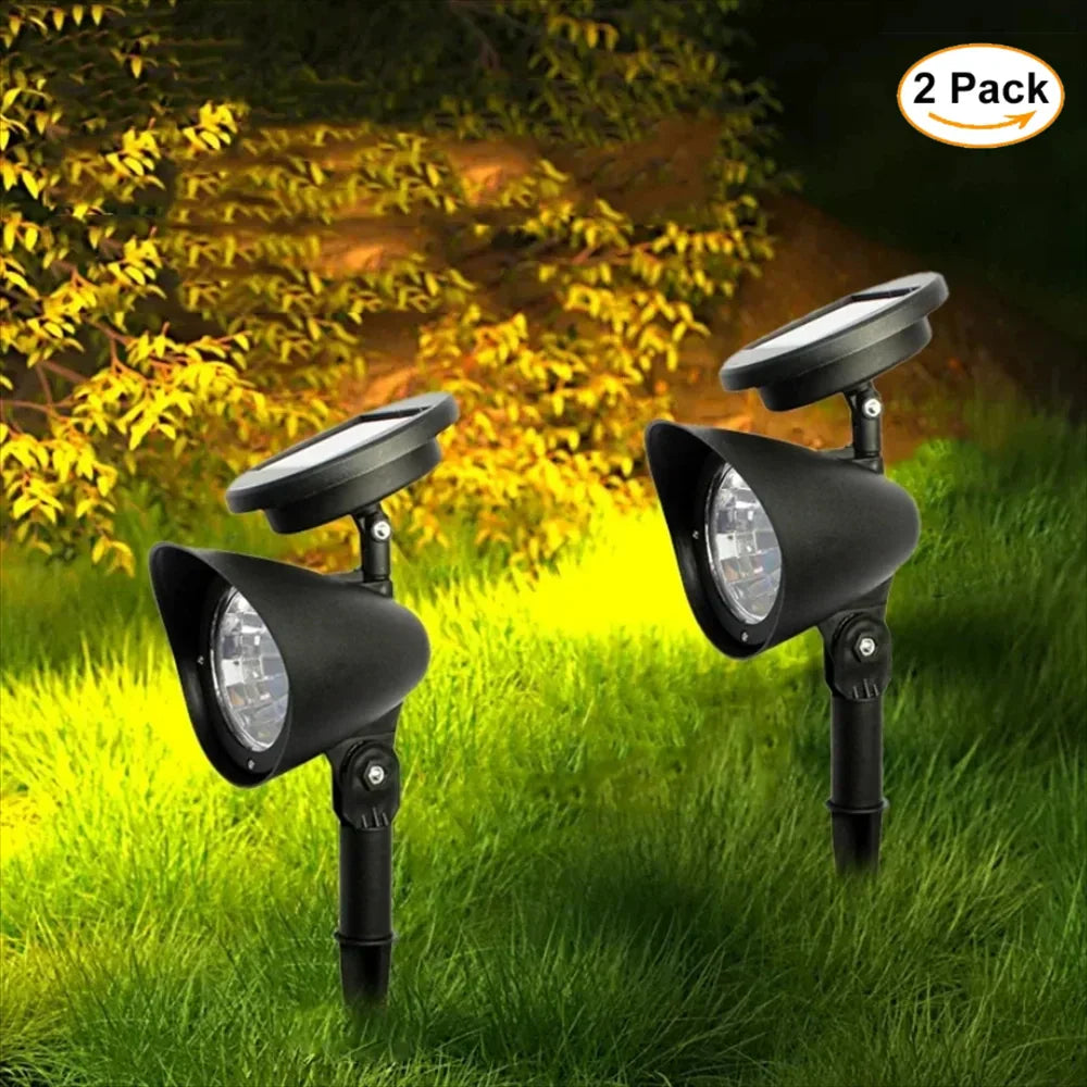 Outdoor Solar LED Spotlight for Garden Path Lighting - Fesara