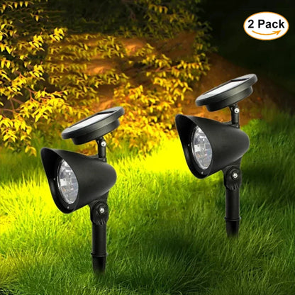 Outdoor Solar LED Spotlight for Garden Path Lighting - Fesara