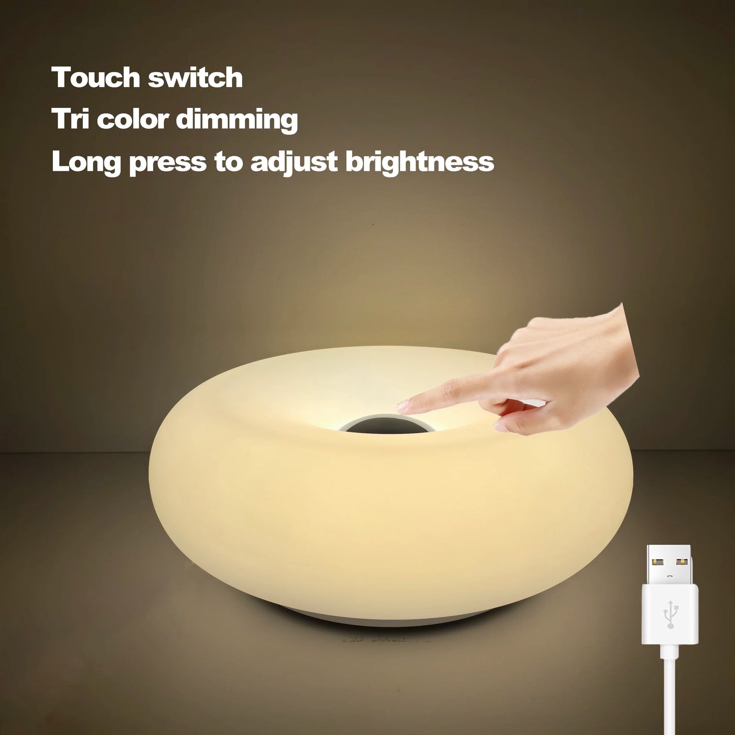 Colorful LED Desk Lamp with Dimmer and Touch Control