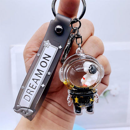 Sparkling Crystal Space Keychain