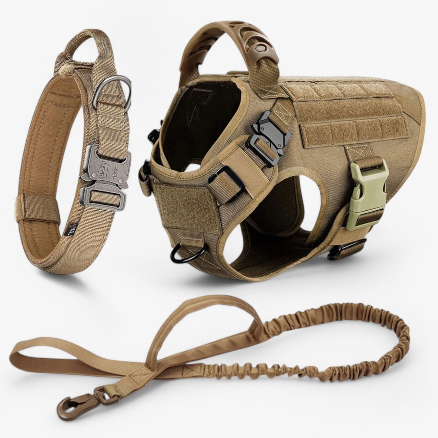 Durable Padded Dog Vest - Adjustable Training Harness