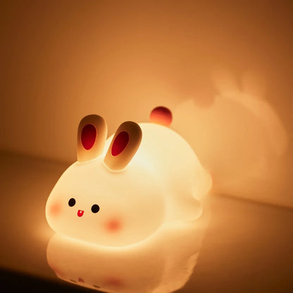 Adorable Duck LED Night Lamp Soft USB Rechargeable - Fesara
