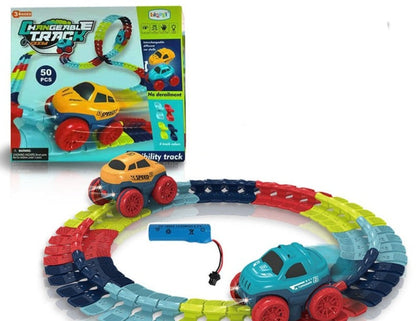 Fun Glow Racing Track Set for Children