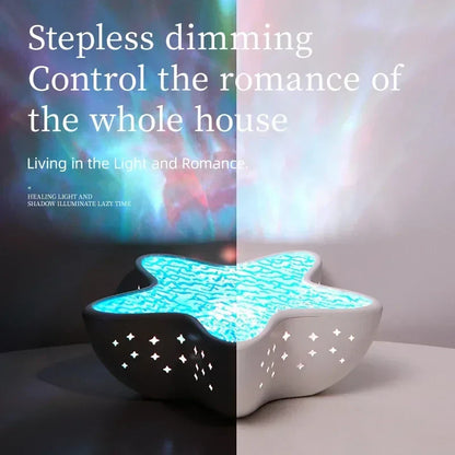 Colorful Ocean Wave Star Projector Table Lamp