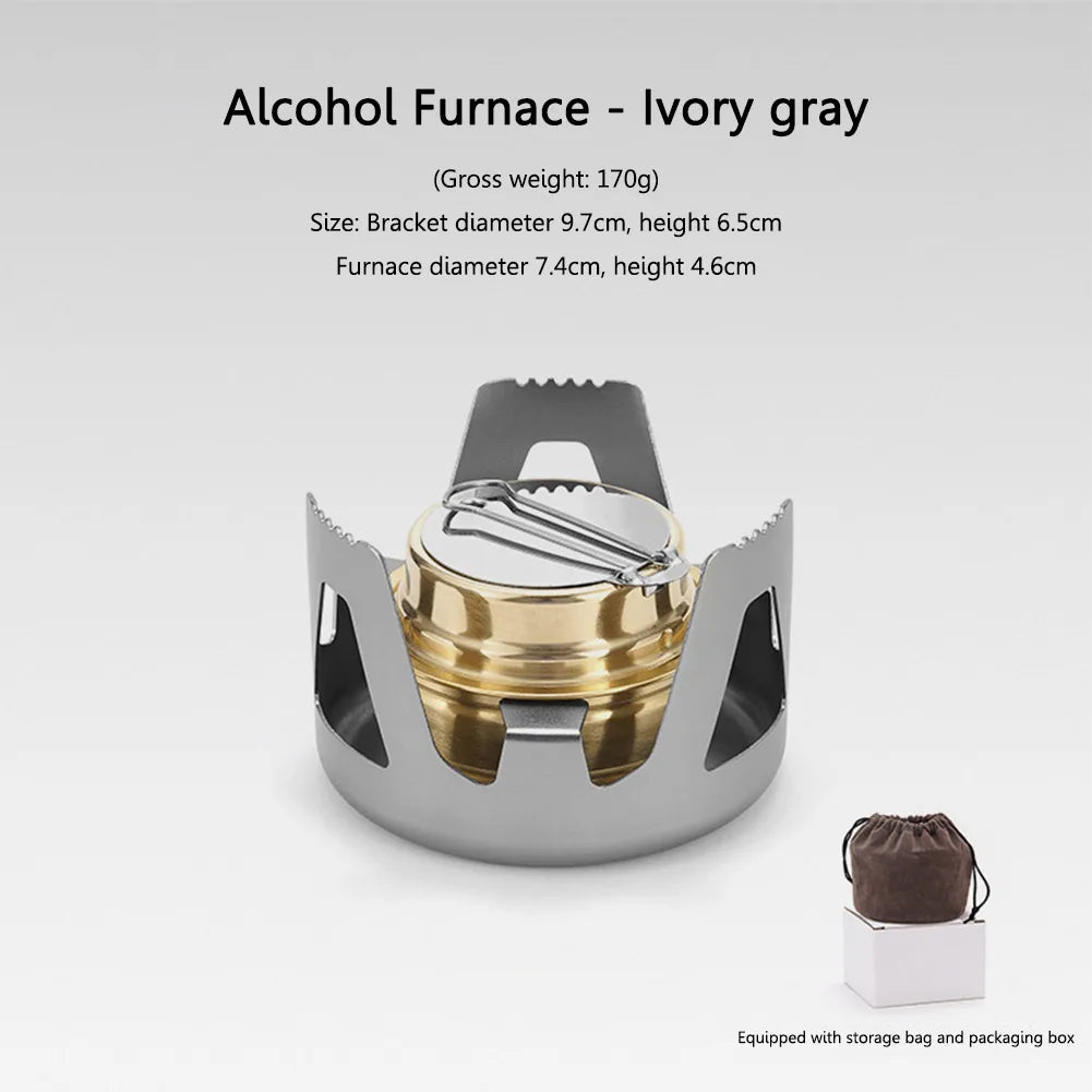 Portable Camping Gas Stove with Adjustable Flame