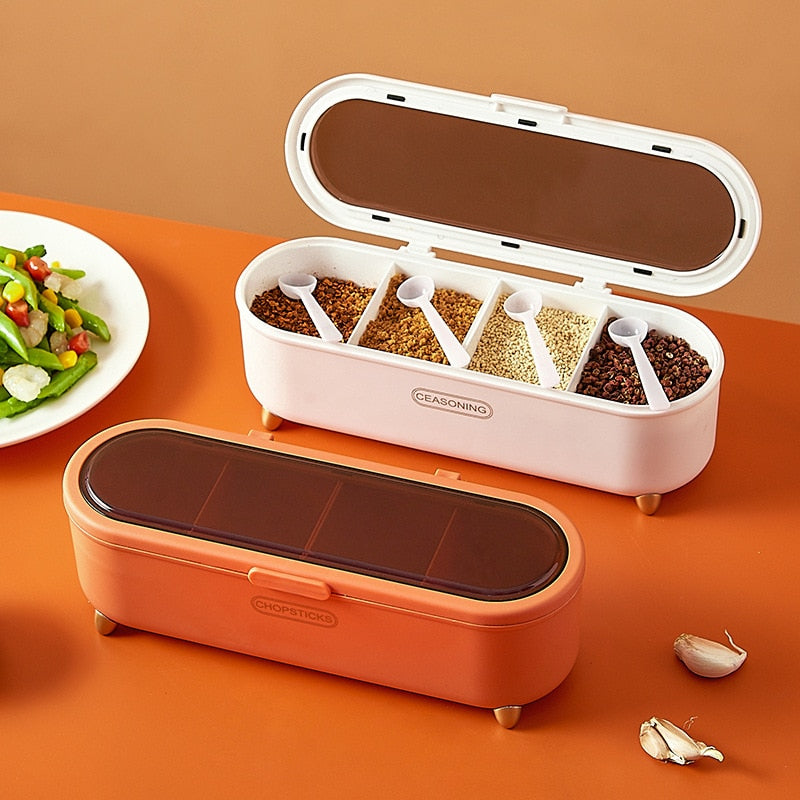 Space Saving Kitchen Spice Storage Container - Fesara