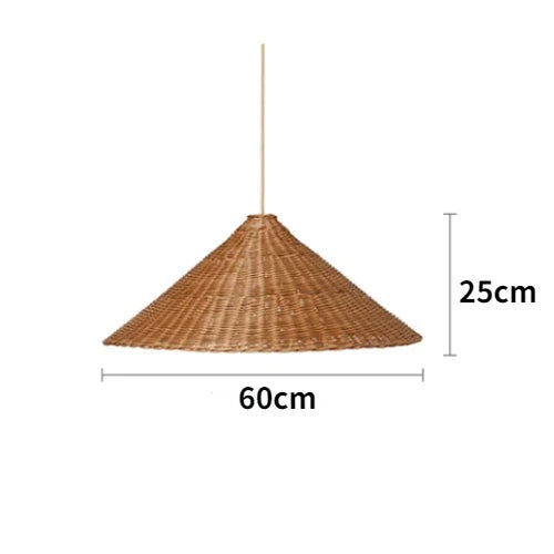 Natural Bamboo LED Hanging Light