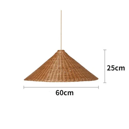 Natural Bamboo LED Hanging Light