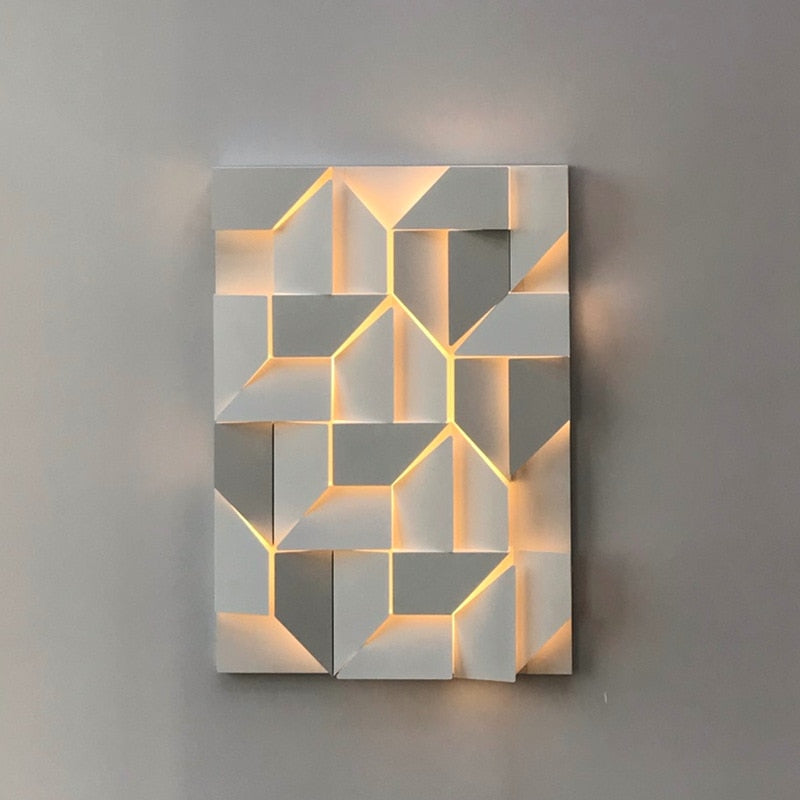 Modern 3D Wall Light with Amazing Visual Effects