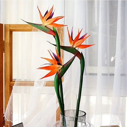 Artificial Bird of Paradise Flowers 3 Piece Decor Set