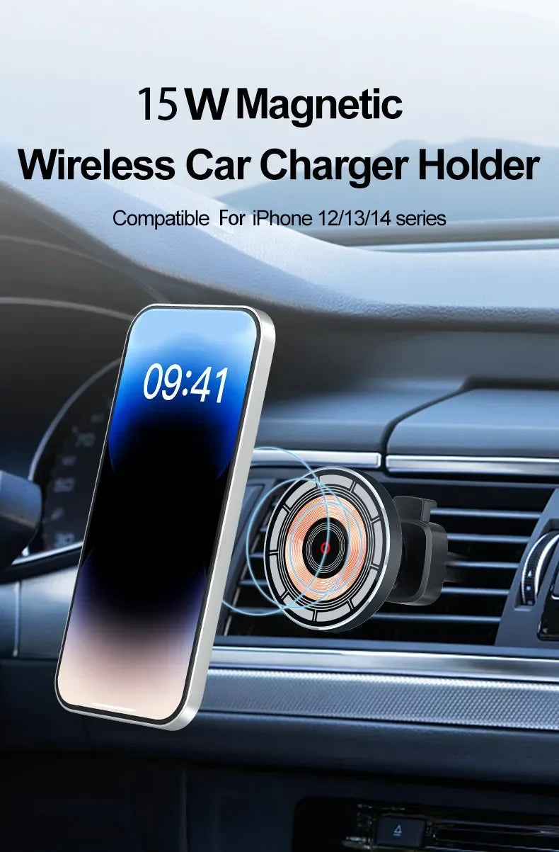 Wireless Car Phone Mount with Fast Charging - Fesara