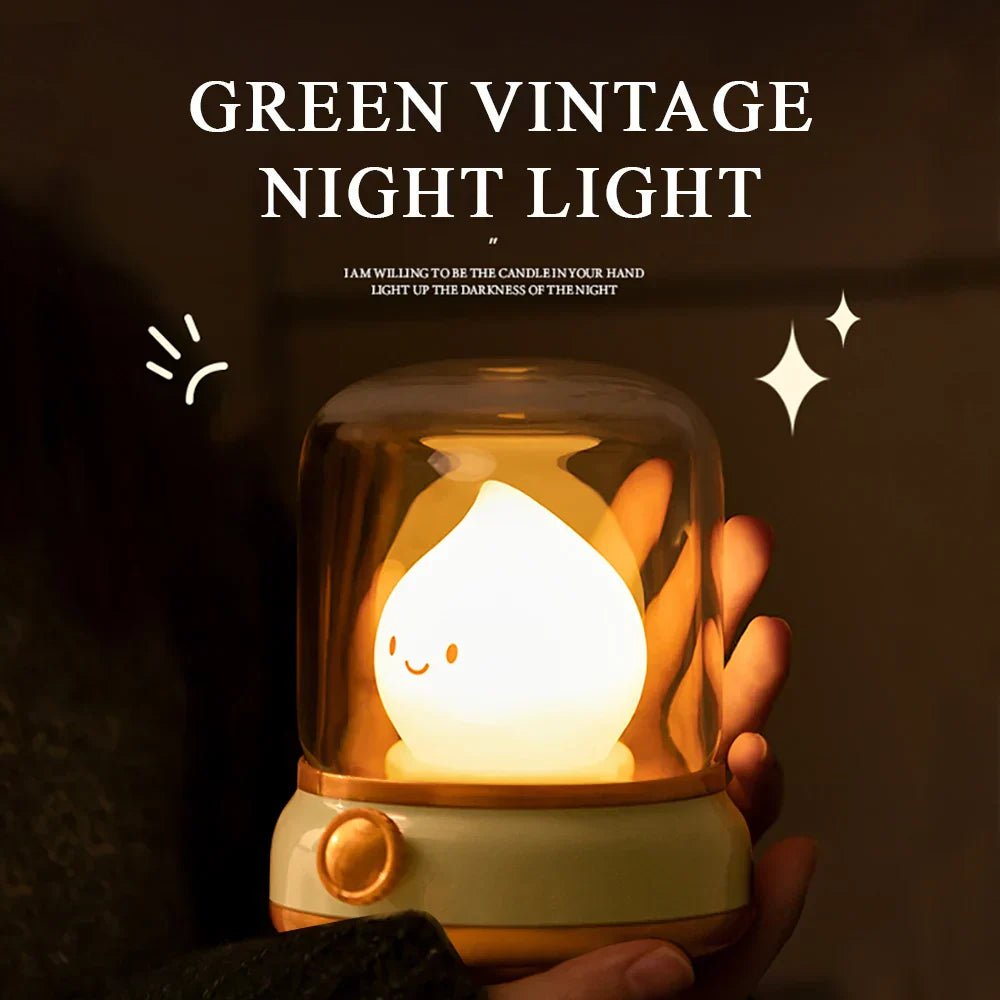 Vintage Style LED Table Lamp Warm White Nightlight