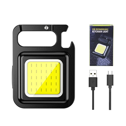 Practical LED Pocket Flashlight Keychain