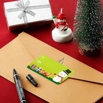 Fesara Christmas Gift Tags - Merry Holiday Labels