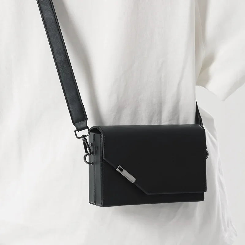 Simple Real Leather Mini Crossbody Shoulder Bag