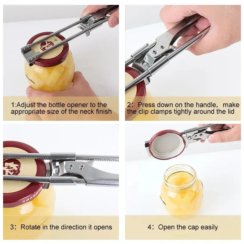 Easy Grip Stainless Steel Bottle Opener