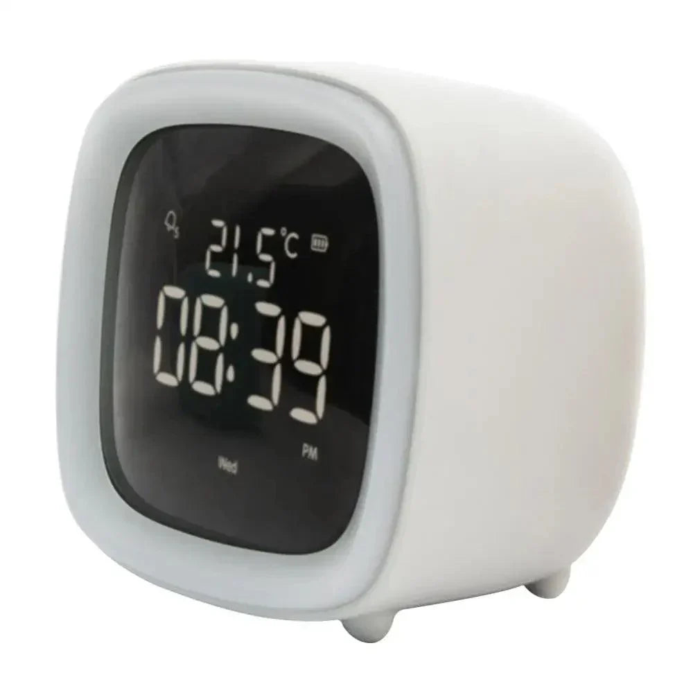 Fun Kids LED Clock with Nightlight and Rechargeable Battery