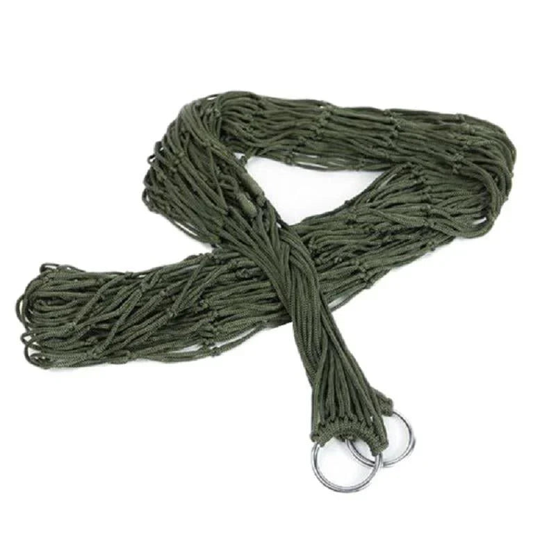 Lightweight Mesh Hammock Portable Nylon Net for Outdoor Use