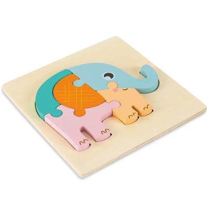 Lightweight Wood Airplane Puzzle Toy - Fesara