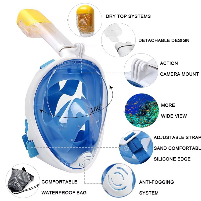Fesara | Premium Scuba Diving Full Face Mask for Adults - Fesara