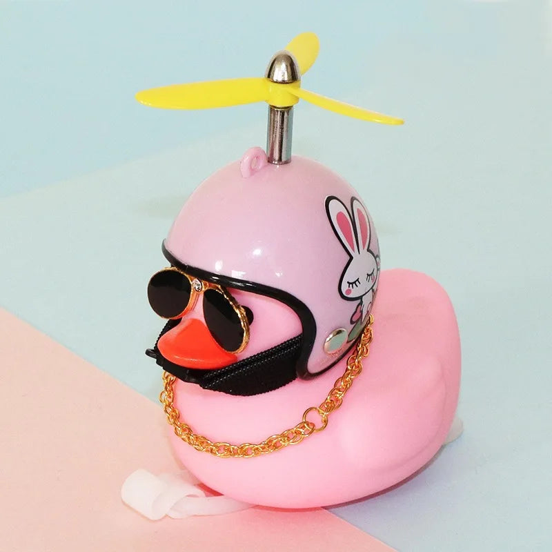 Duck Bike Bell with Safety Helmet
