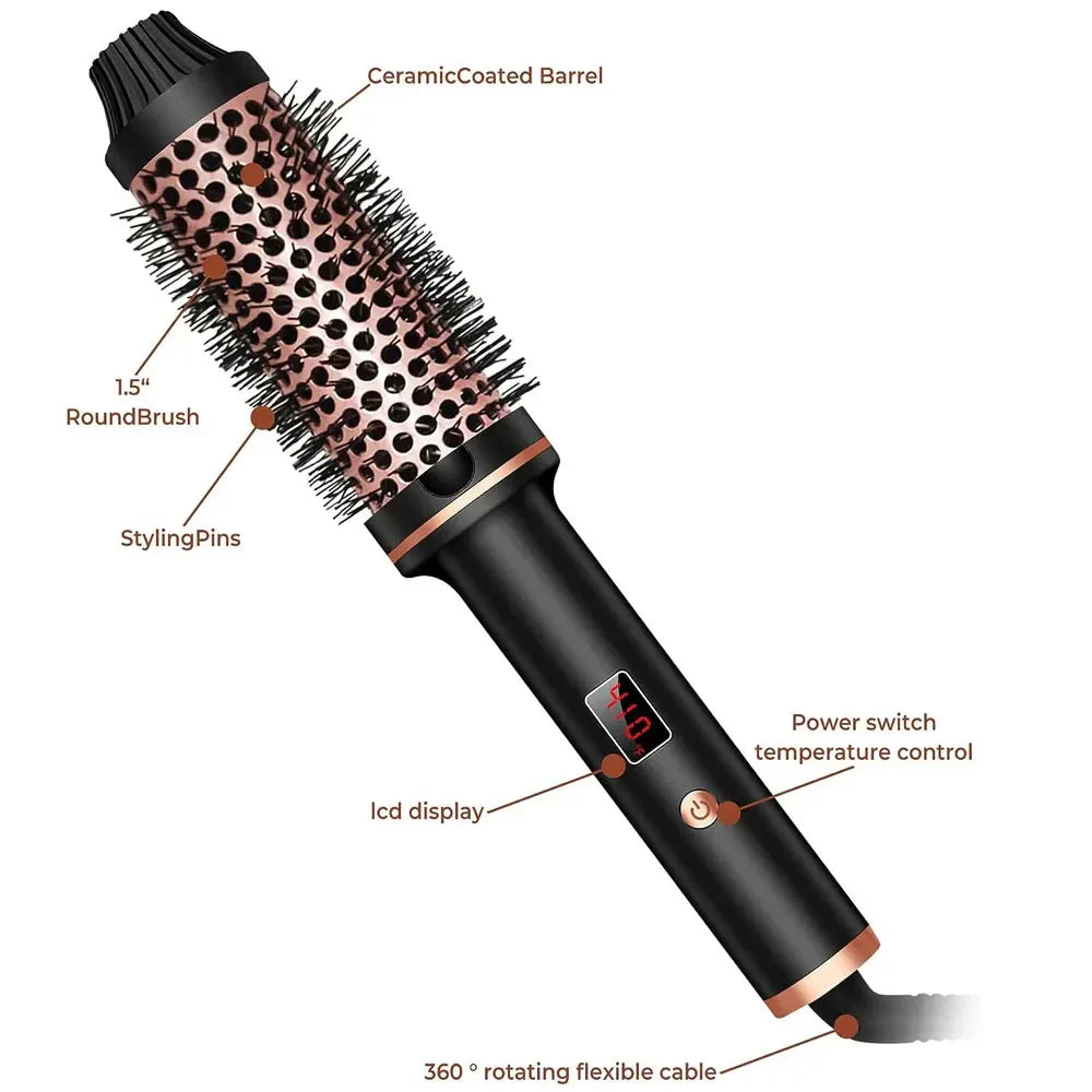 Fesara Stylique 3-in-1 Hair Styler & Curler with Thermal Brush