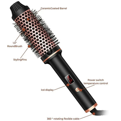 Fesara Stylique 3-in-1 Hair Styler & Curler with Thermal Brush