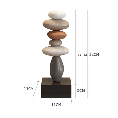 Serenity Sculpture - Calming Home Zen Decoration