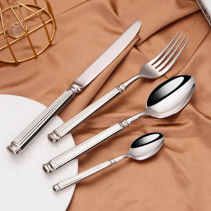 High Quality Silver Cutlery Set - Fesara