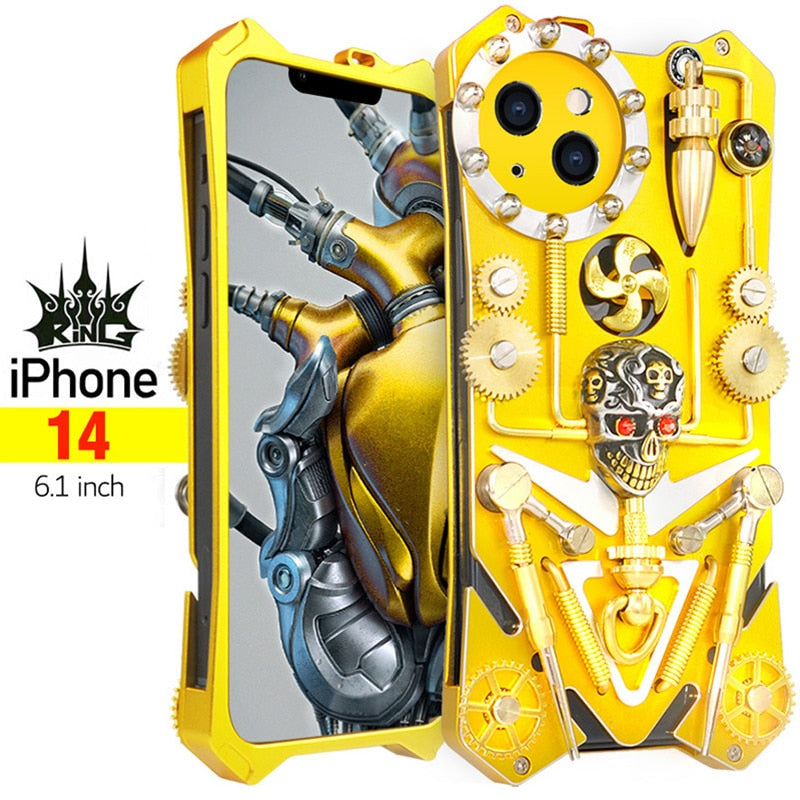 Tough Skull Design iPhone Phone Cover